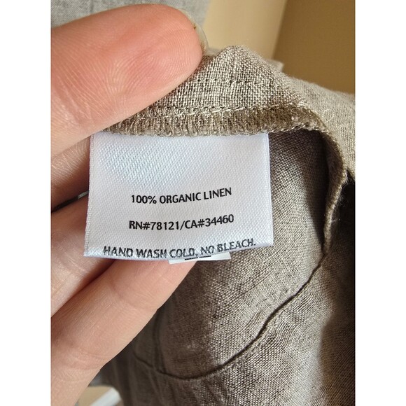 Eileen Fisher organic linen strapped tank women's size small - Picture 5 of 7